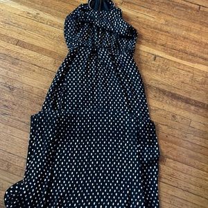 Black and gold evening dress size 16